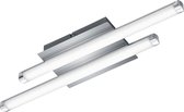 LED Plafondlamp - Plafondverlichting - Trinon Staton - 8W - Warm Wit 3000K - Rechthoek - Mat Wit - Aluminium