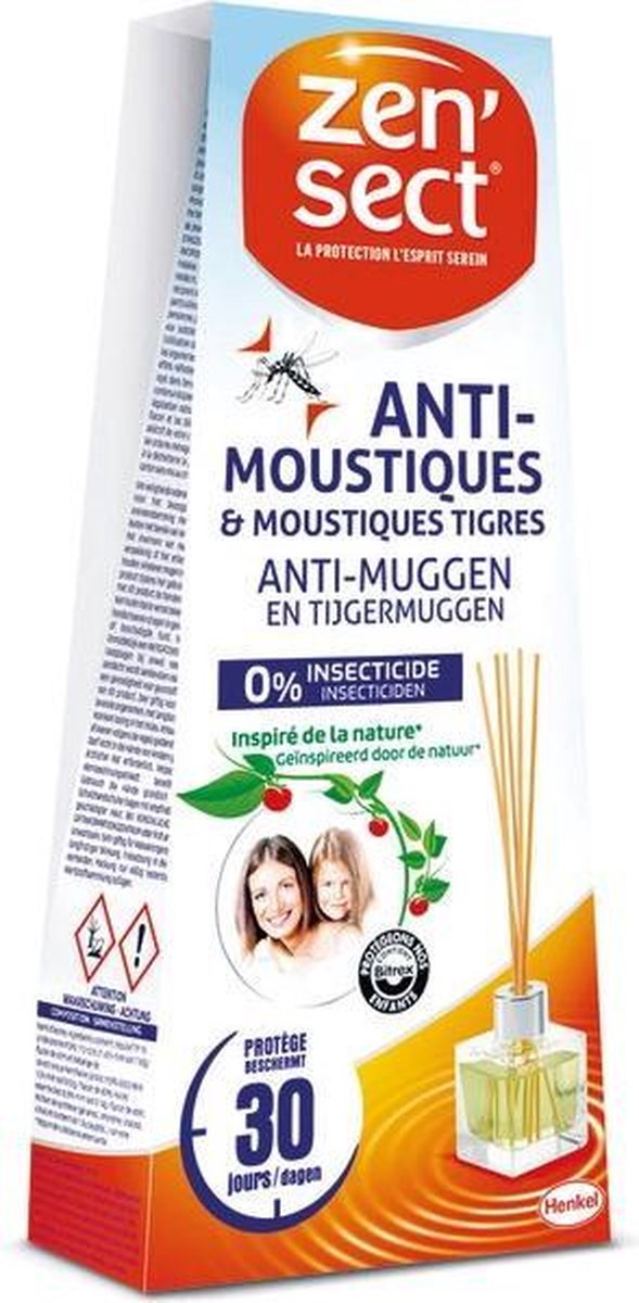 Goedkoopste Zen'sect Anti-mug Rotan Sticks 40 ml