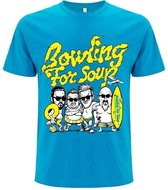 Bowling For Soup Heren Tshirt -XL- Beach Boys Blauw