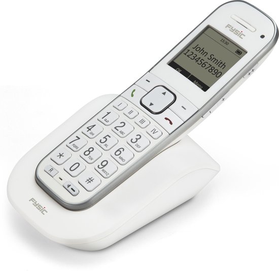 Fysic FX-9000 Senioren DECT telefoon - Extra voor slechthorenden - Wit | bol.com
