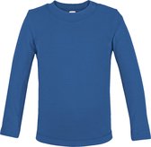 Link Kids Wear baby T-shirt met lange mouw - Deep Royal blauw - Maat 74/80