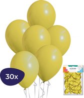 Ballonnenset 30 Stuks - Latex Gekleurde Ballonnen Geel