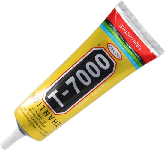MMOBIEL T-7000 50ML Multifunctionele Industriele Lijm Zwart incl. Precisietip
