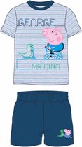 George Pig pyjama - maat 116 - donkerblauw - George en Dino shortama