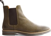 Travelin Newburgh Chelsea - Leren herenschoenen - Groen geborsteld Leer - Maat 48