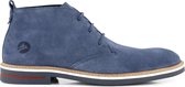 Travelin' Newburgh - Nette Suede Leren Heren Veterschoenen - Lichtblauw Leer - Maat 42