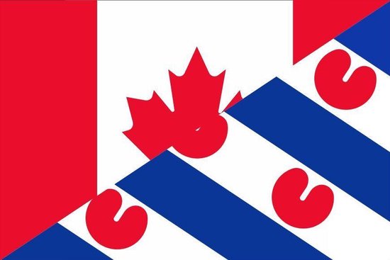 Vlag Canada Friesland 120x180cm