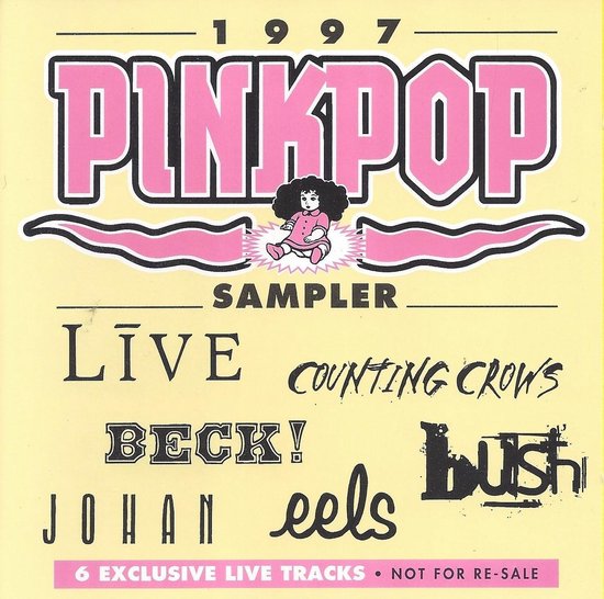1997 Pinkpop Sampler, met "Live" en "Counting Crows".
