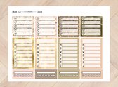 Planner stickers 2108 voor Mascha Planner