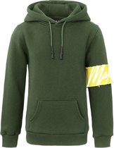 Malelions Junior Captain Hoodie - Army/Yellow