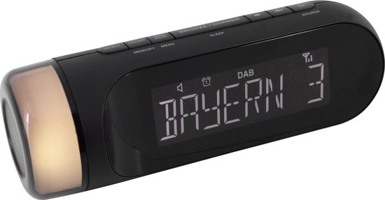 Radio-réveil Soundmaster UR6600SW - DAB+/ FM - avec éclairage de nuit