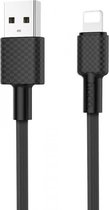 Geschikt Kabel voor iPhone - Lightning naar USB A - Carbon kabel 1 Meter
