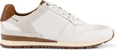 Travelin' Worcester - Casual leren herensneakers - Veterschoen - Wit Leer - Maat 48