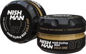Nishman- Hair Wax- 07 Gold One 4 stuks - Haarwax - styling hairwax - Stijlen wax - 4 stuks