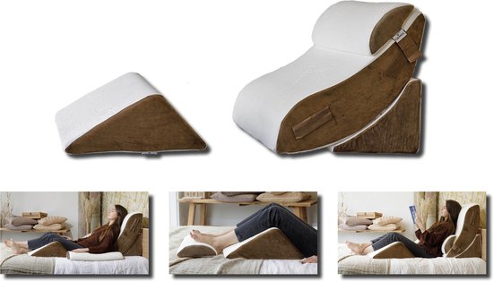 Finlandic Relax systeem 4-delig - orthopedische bed wig kussens - set  traagschuim... | bol.com