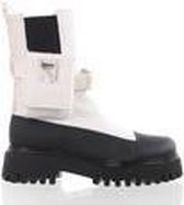 Bronx Groov-Y Chelsea Canvas Dames Chelsea boots - Off White - Maat 40