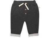 Miela kids - Cozy gestreepte broek - Grey Melange 18-24 maand
