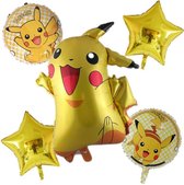 Ballonpakket 'Pikachu Pokemon' 5 stuks (92159)