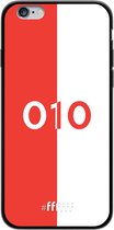 6F hoesje - geschikt voor iPhone 6s -  TPU Case - Feyenoord - 010 #ffffff