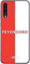 6F hoesje - geschikt voor Samsung Galaxy A50s -  Transparant TPU Case - Feyenoord - met opdruk #ffffff