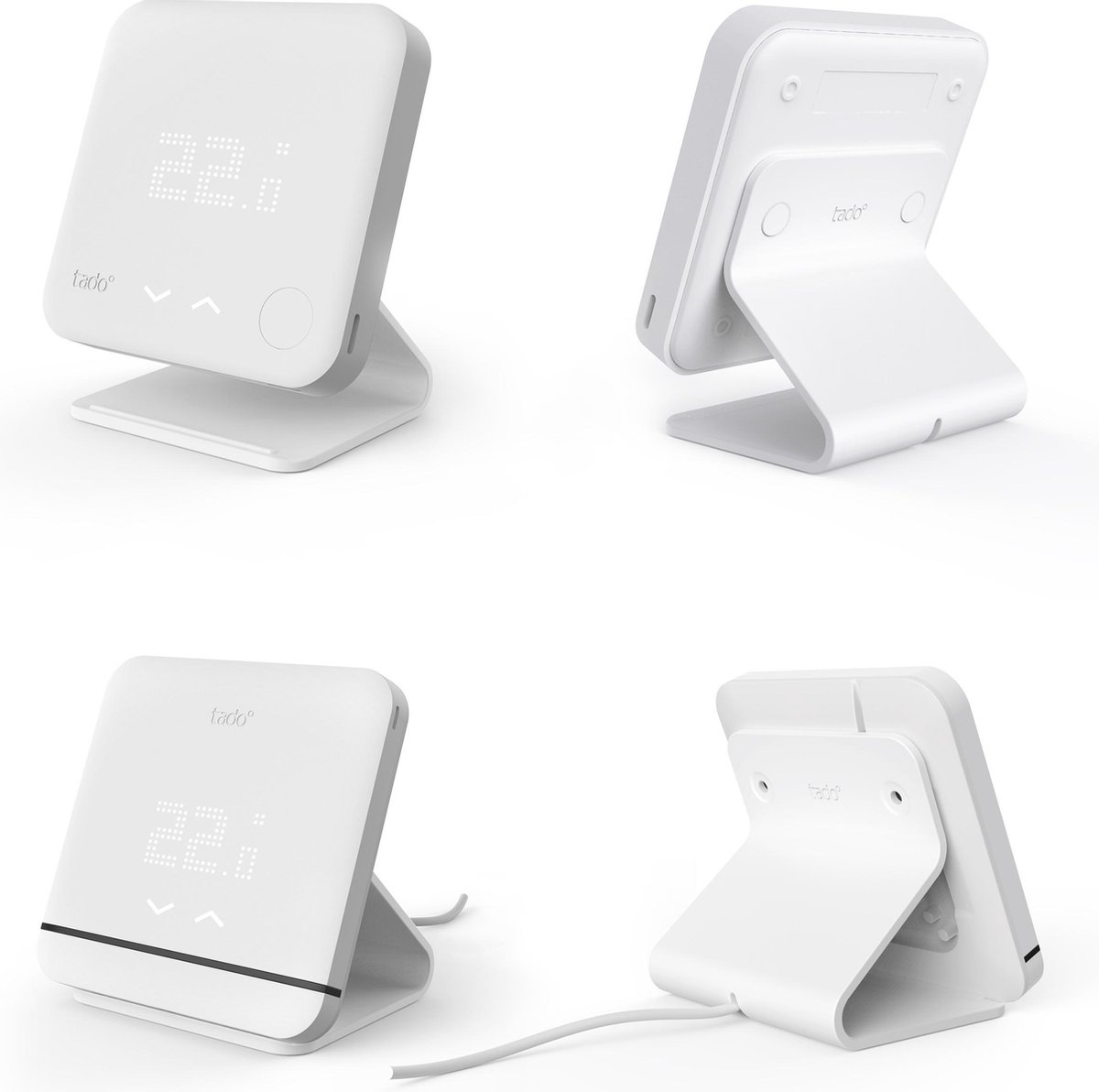 tado Houder, accessoire voor tado Draadloze Thermostaat, Draadloze Temperatuursensor en Slimme Aircobediening, Wit thumbnail 5