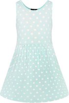 Polly Polka Kids Dress Blue . Feestjurk Meisje - Meisjes Jurken - Baby Jurk - Baby Kleding Meisjes