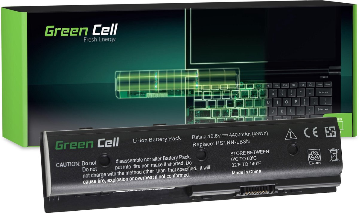 Batterij geschikt voor HP Pavilion DV6-7000 DV7-7000 M6 / 11,1V 4400mAh.