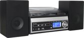 Soundmaster MCD1820SW - Stereo muziekcenter met DAB+/FM-radio, CD, cassette, platenspeler, USB/SD en encoding