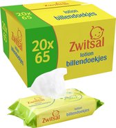 Bol.com Zwitsal Lotion Billendoekjes - 1300 stuks - Voordeelverpakking aanbieding