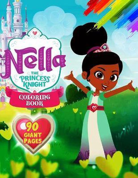 Nella The Princess Knight Coloring Book, June M | 9798673193563 ...