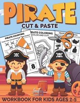 Pirate Cut and Paste Workbook for Kids Ages 2-5