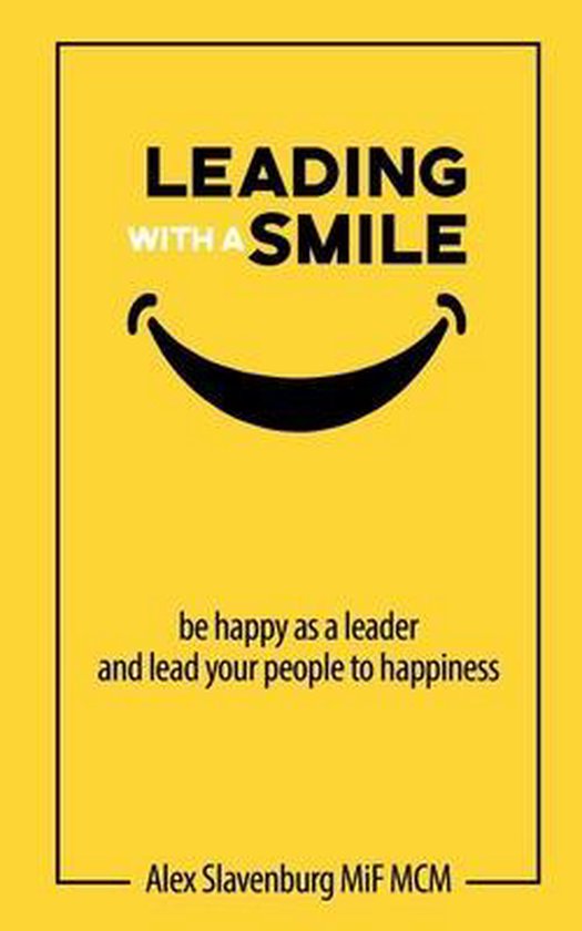 Leading with a smile - cover