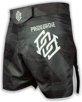 PoD Fight Short PRiDEorDiE DARK MATTER Maat XL - Jeansmaat W-36