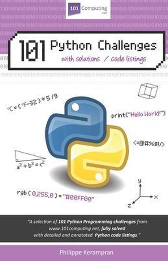 101 python challenges 9798734905746 philippe kerampran boeken
