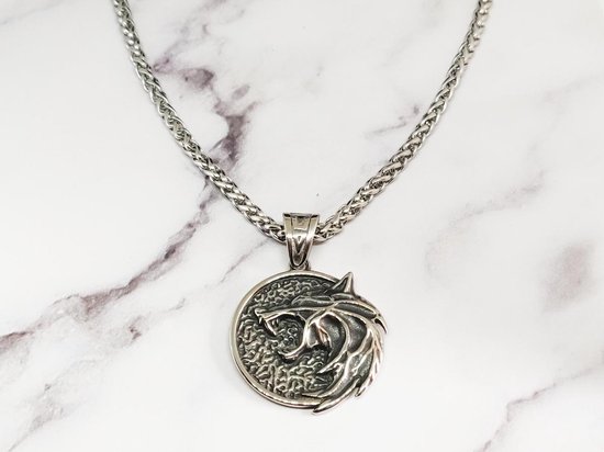 Mei's | Lacy The Wolf ketting | mannen ketting / The Witcher ketting /  sieraad mannen... | bol.com