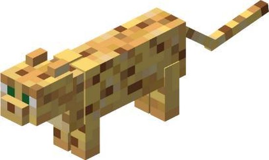 Ocelot Minecraft Knuffel | Pluche | 18CM | Kat | Gele kat | Steve |  Minecraft Bedrock... | bol.com