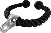 ScSPORTS® Triceps-touw/biceps-touw, incl. draaischarnier, ideaal accessoire voor de workout aan het touw, kabelkabel of krachttoren, in de home gym of studio, 68-100 cm