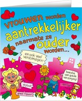 Paper Dreams Wenskaart Vrouwen Worden Knapper Cartoon Dames