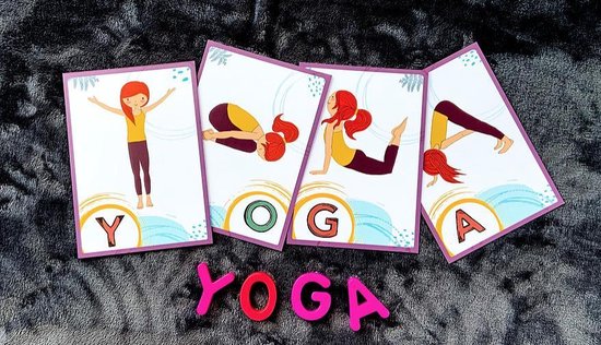 Thumbnail van een extra afbeelding van het spel Yoga ABC - yogakaarten - yoga kaarten