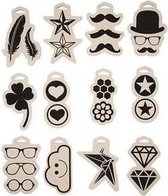 Foam stempel, afm 12x18 cm, dikte 15 mm, , 12stuks
