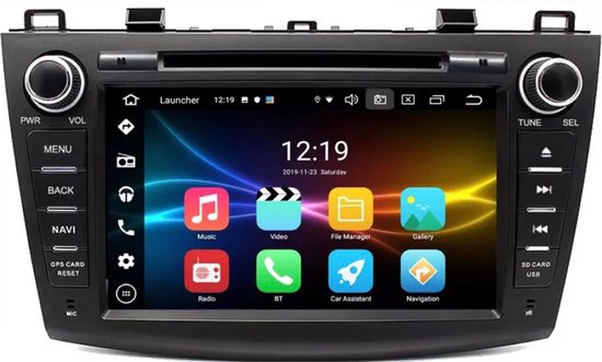 Mazda 3 2003-2009 Android 10 navigatie en multimediasysteem autoradio wifi bluetooth usb dvd speler 2+32GB - Merkloos