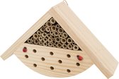 Trixie bijenhotel voor wilde bijen/graafwespen - grenenhout - 25 x 15 x 6.5 cm