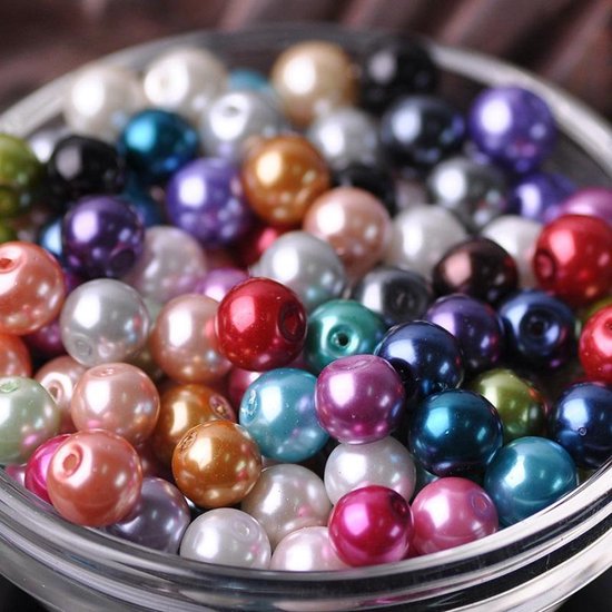 Perles rondes de Luxe WiseGoods - Fabrication de Bijoux - Différentes  couleurs - Perle... | bol