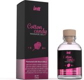 INTT - Cotton Candy Verwarmende Massage Gel - 30 ml - Olie - Geuren - Erotische - Erotisch - Massage - Body to Body - Therme - Glijmiddel - Seks - Mannen - Vrouwen - Valentijn