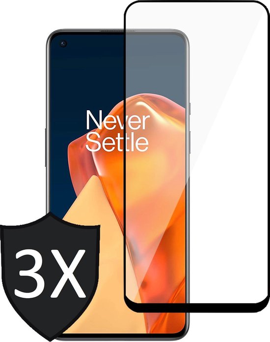 Screenprotector geschikt voor OnePlus 9 3x FullGuard Screen Protector bol