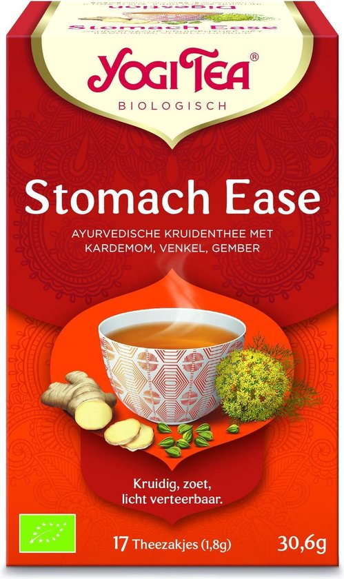 6x Yogi tea Stomach Ease Digest Biologisch 17 stuks