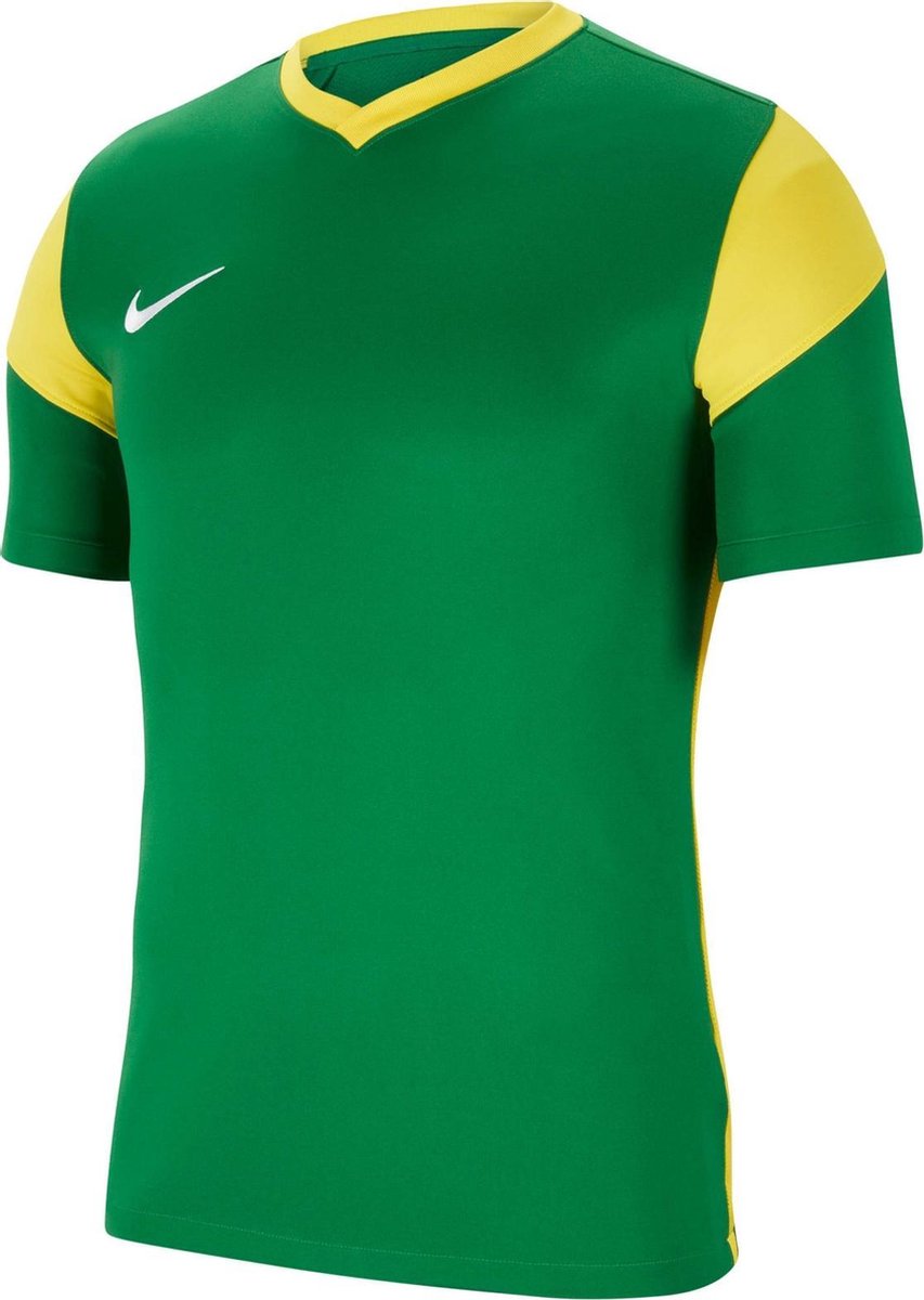 Nike Nike Dry Park Derby III Sportshirt - Maat XXL  - Mannen - groen - geel