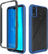 Voor Huawei Y9 (2019) / Y8s Starry Sky Solid Color Series Schokbestendige PC + TPU beschermhoes (marineblauw)