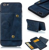 Leren beschermhoes voor iPhone 6 Plus & 6s Plus (blauw)