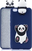 Voor Xiaomi Redmi GO 3D Cartoon patroon schokbestendig TPU beschermhoes (Panda)